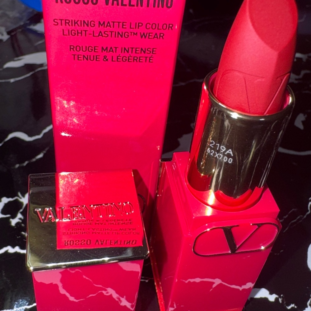 Valentino Matte Lipstick in Vibrant Red